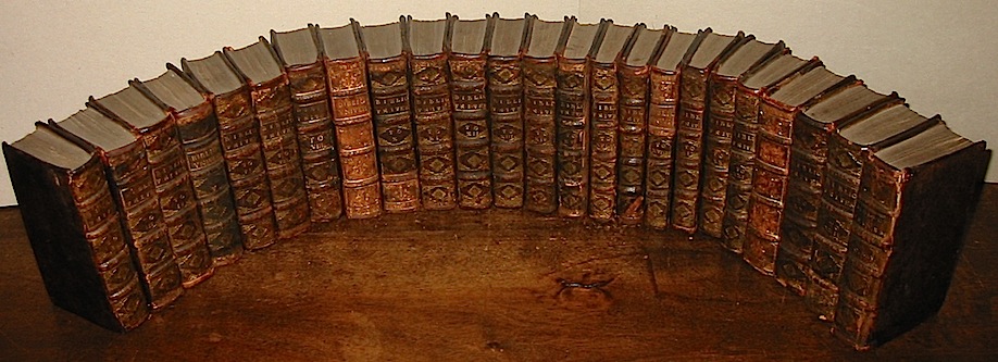  AA.VV. Bibliotheque universelle et historique de l'année MDCLXXXVI. Tome premier (... Tome vint-cinquième) 1686-1693 Amsterdam Chez Wolfgang, Waesberge, Boom & van Someren